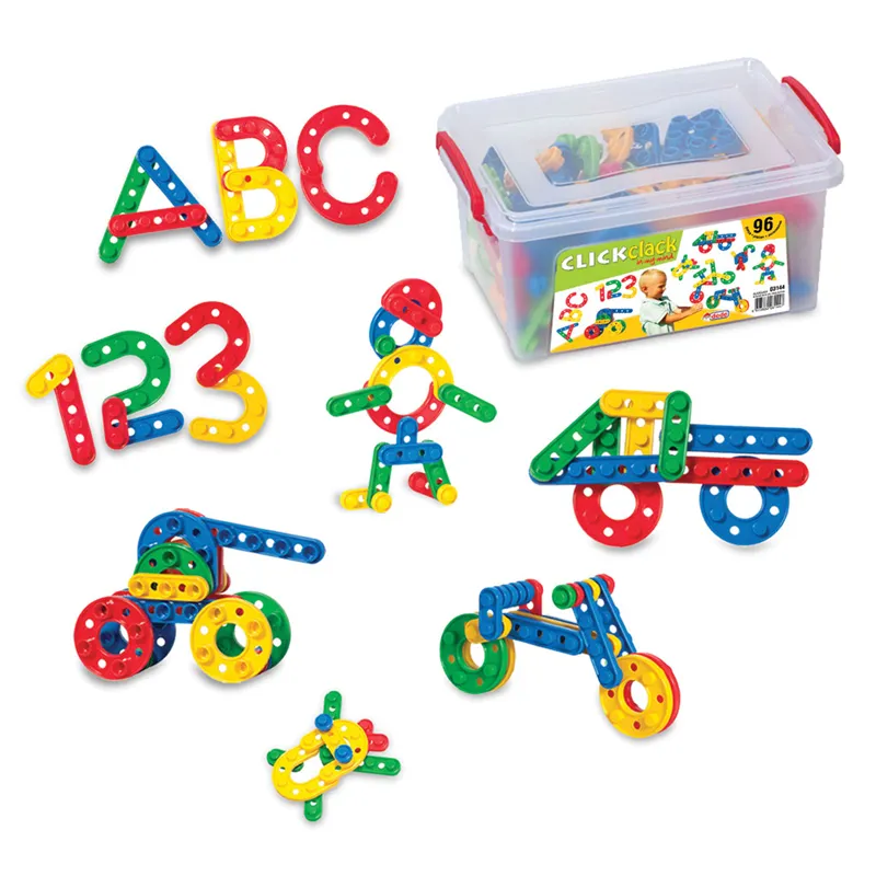 27588 Dede Clıck Clack Puzzle Küçük Bo 96 Parça - Görsel 1