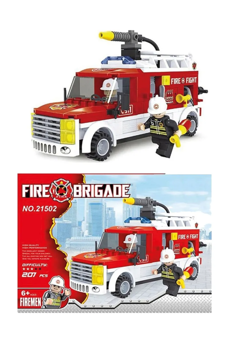 27856-1 F-blocks İtfaiye Seri 210 Parça Lego $ - Görsel 1