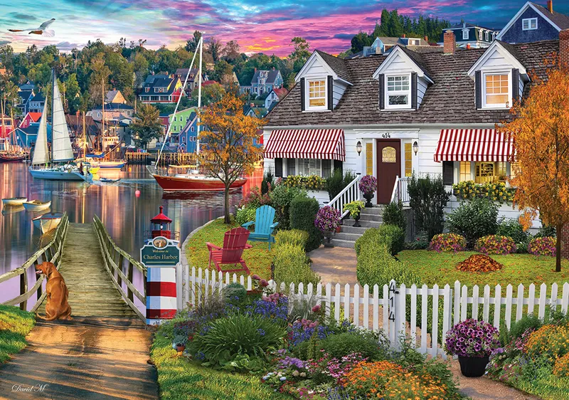 Ksg / Puzzle 2000 Parça Charles Harbour 22507 - Görsel 2