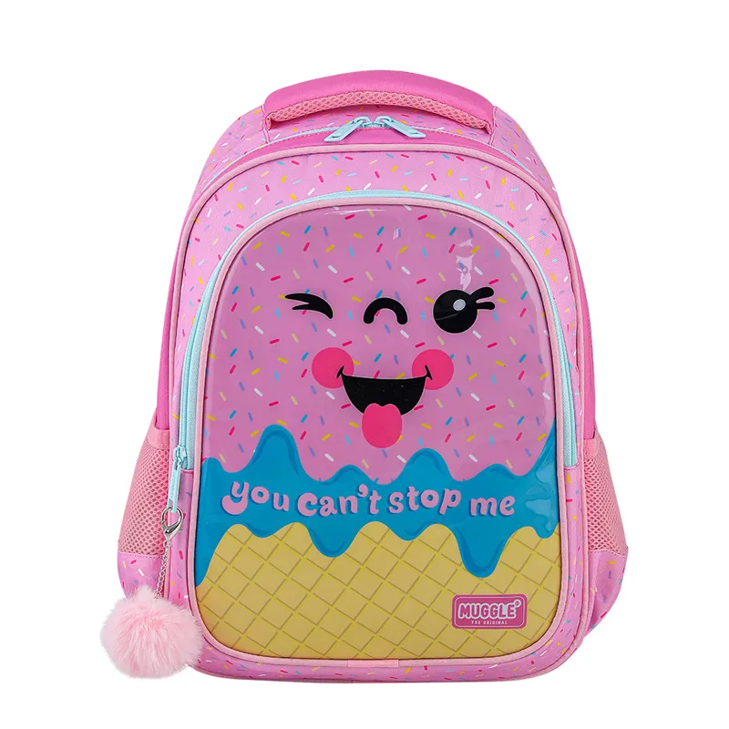 34573-1 Muggle Mu-8652 Pink Ice Cream Pembe İlkokul Sırt Çantası - Görsel 1