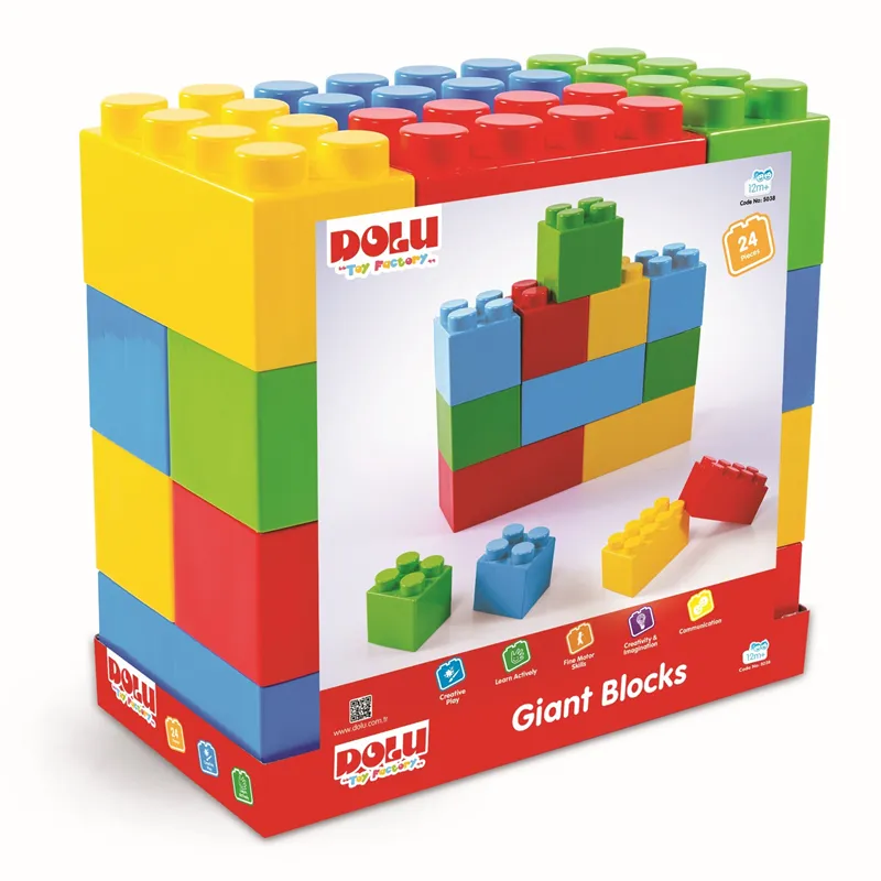 Dolu Oyuncak Xl Blocks 24 Parça (Lego) Yeni