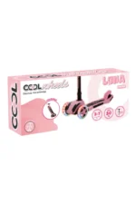 Furkan Cool Wheels Luna Işıklı Katlanabilir Scooter Pembe (+ 50 Kg) - Görsel 3
