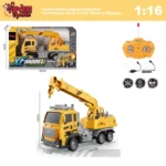 Vardem Kutulu Uzaktan Kumandalı Ful Fonksiyon 1:16 Xf Model İş Makina Ve Kamyonları - Görsel 2