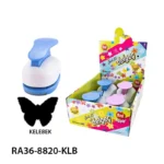 Red Apple Şekilli Battal Boy Delgeç 5 Cm. Kelebek (Şekilgeç)