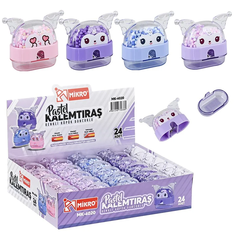 40694 Mıkro Mk-4020 Bat Cat Kalemtraş 24 Lü Kutu - Görsel 1