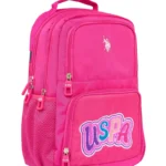 Us Polo Sırt & Okul Çantası Dört Gözlü Pembe