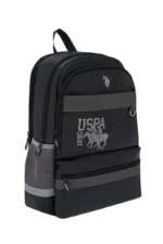 Us Polo Sırt & Okul Çantası Beş Gözlü Siyah