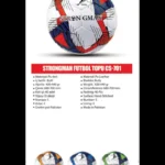 Futbol Topu Cs-701 Strongman El Dikişli Pu Deri Pakistan No: 5 Büyük 4 Renk