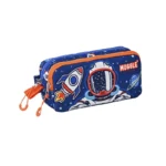 Muggle Mu-5870 Astro Çift Gözlü Kalem Çantası (Kalemlik)