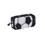 Muggle Mu-5876 Sılver Football Çift Gözlü Kalem Çantası (Kalemlik)