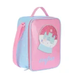 U.s Polo Beslenme Çantası Omuz Askılı Açık Mavi & Simli Pembe