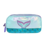 U.s Polo Kalem Çantası Çift Gözlü Metalik Yeşil (Kalemlik)