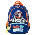 Muggle Mu-5868 Astro İlkokul Sırt Çantası Maskot Anahtarlık Hediyeli