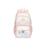 Muggle Mu-1841 Unıe Cats Kolej (İlkokul) Pembe Sırt Çantası Rozet Hediyeli