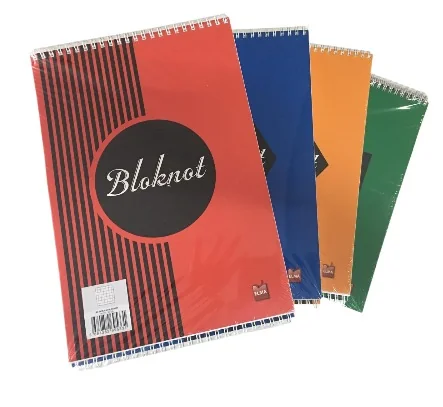 41084 Elma Spralli Bloknot A4 40 Yaprak 70 Gr.düz (Bayındır) Peşin - Görsel 1