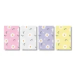 Elma Spralli Sert Kapak Papatya Serisi Defter 17x24 120 Yaprak Düz (Bayındır) Peşin