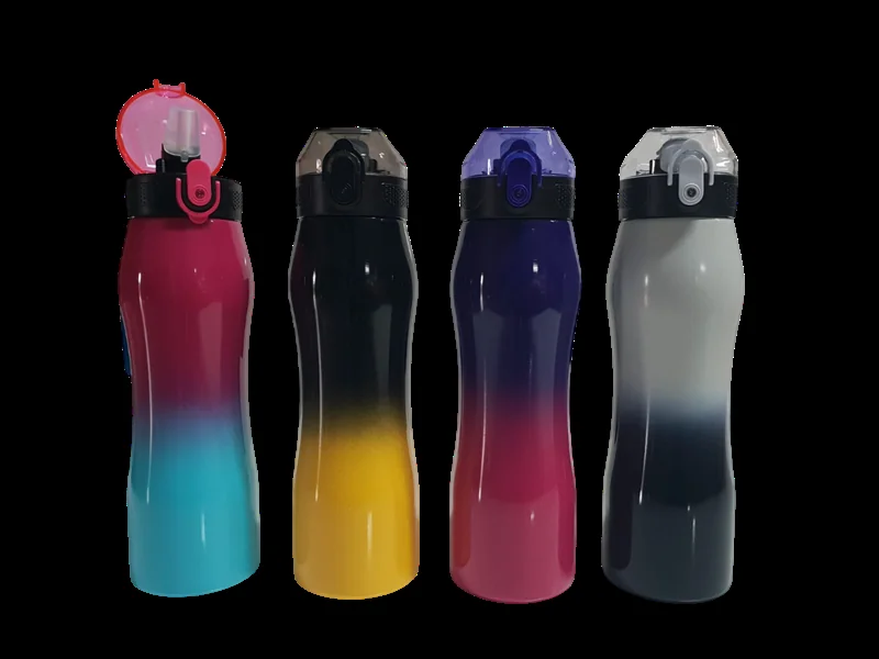 50340-1 Mıkro Mt-6030 750ml Çelik Matara Çift Renkli 4 Renk - Görsel 1