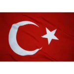 Vatan Bayrak 30x45 (Alpaka Pamuklu Türk Bayrağı)