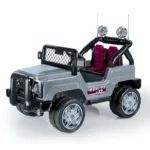 Dolu Oyuncak 12v Akülü Montra Jeep Gri Araba Uzaktan Kumanda&korna&emniyet Kem& Radıo-mp3 & Abs& İleri-geri - Görsel 2