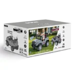 Dolu Oyuncak 12v Akülü Montra Jeep Gri Araba Uzaktan Kumanda&korna&emniyet Kem& Radıo-mp3 & Abs& İleri-geri - Görsel 5