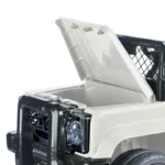 Dolu Oyuncak 12v Akülü Montra Jeep Beyaz Araba Uzaktan Kumanda&korna&emniyet Kem& Radıo-mp3 & Abs& İleri-geri - Görsel 4