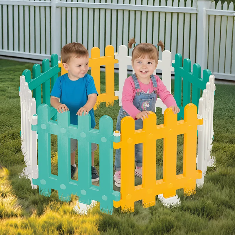 51056 Dolu Oyuncak 8 Parçalı Çit Kutulu Yükseklik 55,5 Cm 48,5 Cm Yeni - Görsel 1