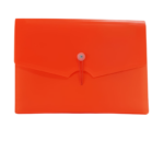 Bigpoint Körüklü Dosya 13 Cepli Lastikli Neon Turuncu