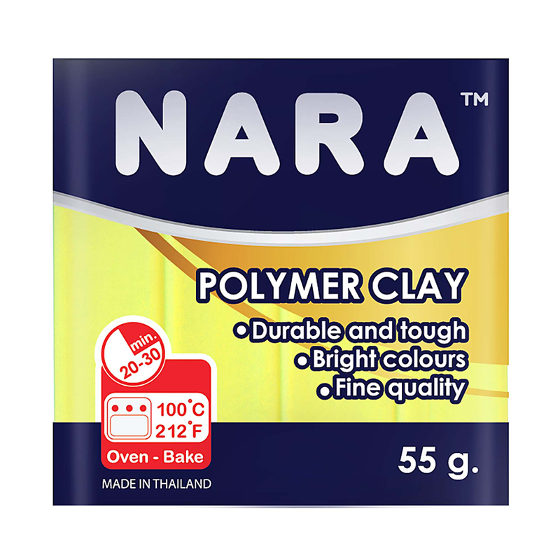 51504.png Nara Polymer Clay 55gr.pastel Yellow (Polimer Kil) - Görsel 1