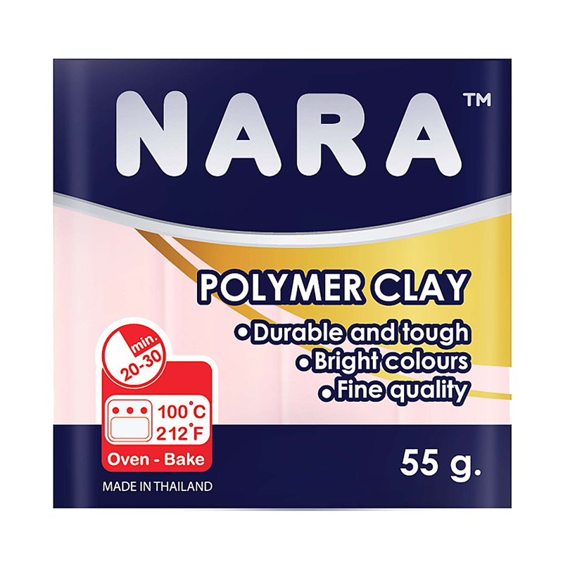 51514.png Nara Polymer Clay 55gr.pastel Pink (Polimer Kil) - Görsel 1