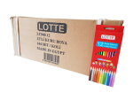 Lotte Kuru Boya Kalemi 12 Renk Tam Boy