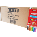 Lotte Kuru Boya Kalemi 12 Renk Tam Boy