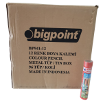 Bigpoint Kuru Boya Kalemi 12 Renk Metal Tüp 33mm