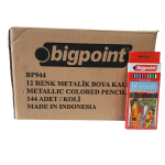 Bigpoint Kuru Boya Kalemi Metalik 12 Renk