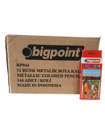 Bigpoint Kuru Boya Kalemi Metalik 12 Renk