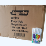Bigpoint Fırça Uçlu Keçeli Kalem 12 Li (Yıkanabilir)