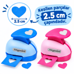 Bigpoint Şekilgeç 2.5 Cm. 6 Farklı Model (Şekilli Delgeç) Yeni2026 - Görsel 3