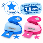 Bigpoint Şekilgeç 1.6 Cm. 6 Farklı Model (Şekilli Delgeç) Yeni2026 - Görsel 4